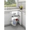 Rev-A-Shelf Steel, Gray, 37.6 in W, 24.5 in H, 21.56 in D, 21.55 in L, Gray 5372-18-GR-L - alternate 5